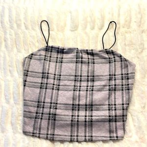 Popular 21 purple and black Spagetti strap top